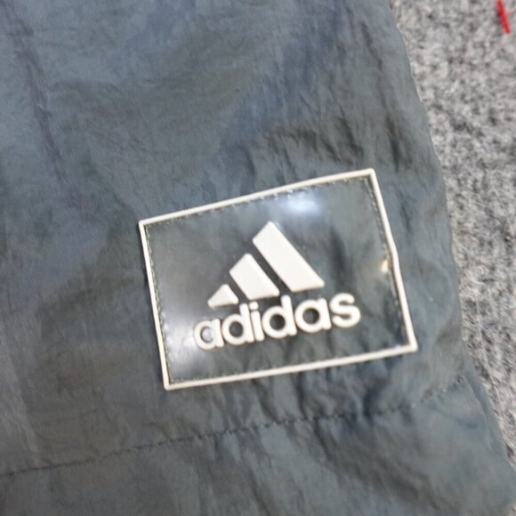 Adidas Mens Pants Large Blue Nylon Vintage Lined 1999 Drawstring - Picture 2 of 11